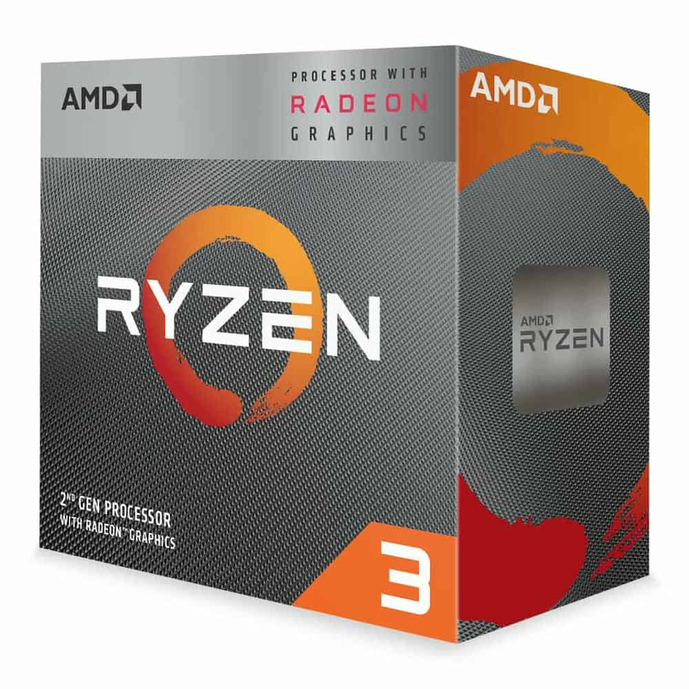 AMD Ryzen 3 3200G VEGA Graphics AM4 CPU with Wraith Stealth Cooler